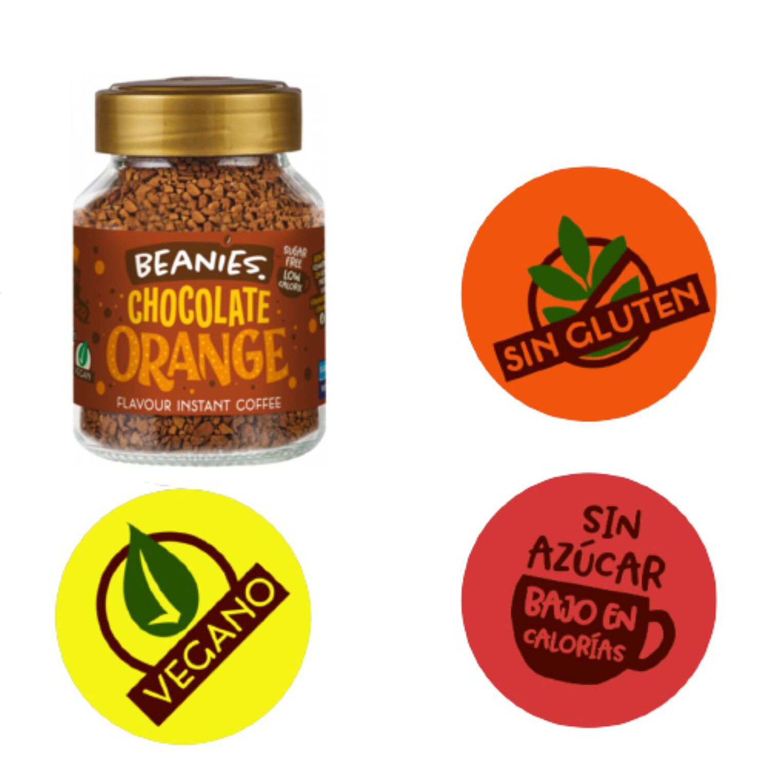 Caf&eacute; Beanies Liofilizado Chocolate Orange image number 2.0
