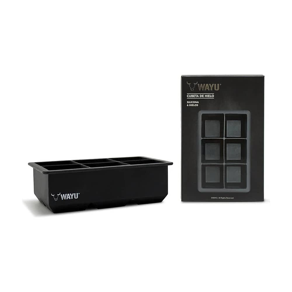 Cubeta De Hielo Molde Silicona Wayu Grandepara 6 Cubos image number 1.0