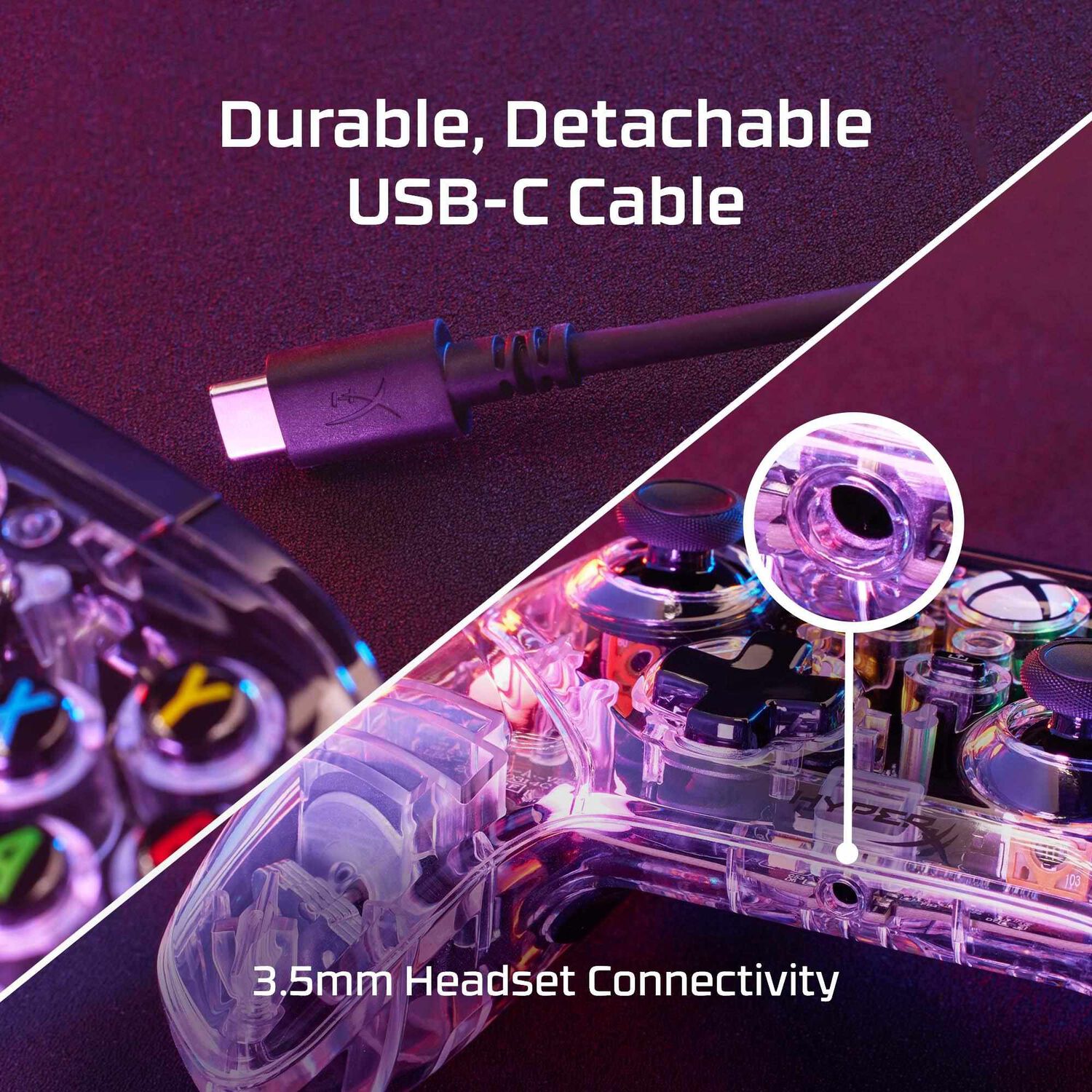 Gamepad Wired Hyperx Clutch Gladiate Rgb Multiplataformas image number 11.0