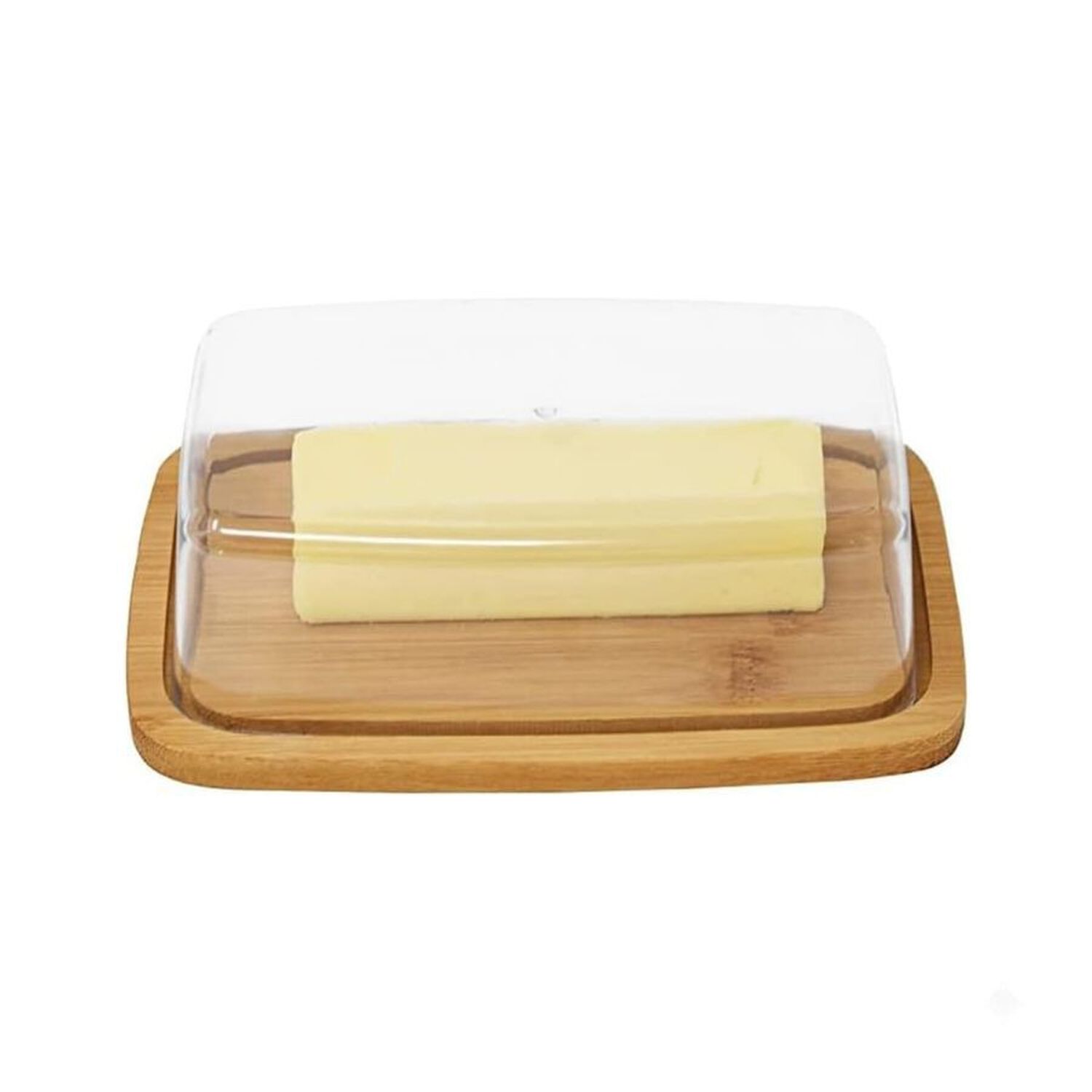 Mantequillera Madera Bamb&uacute; Con Tapa Transparente Cocina image number 5.0