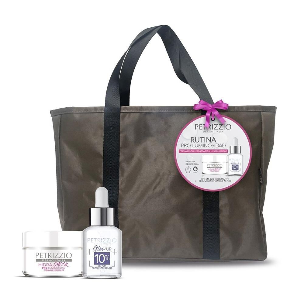 Set Crema Hidrashock Pro Luminosidad 50 Gr + Serum Glow Up 28 Ml + Cartera image number 0.0