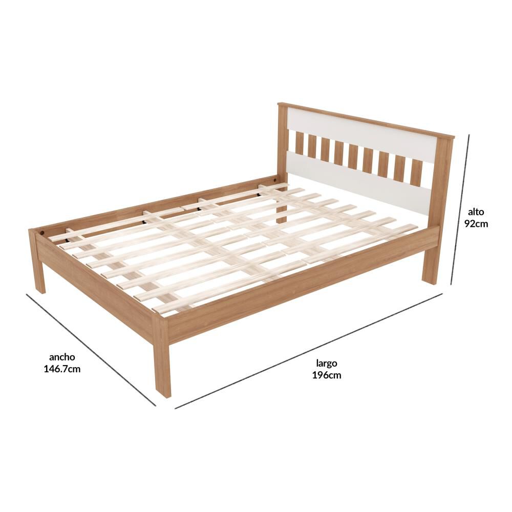 Base de Cama Tradicional Tecnomobili Cm / 2 Plazas / Sommier image number 1.0