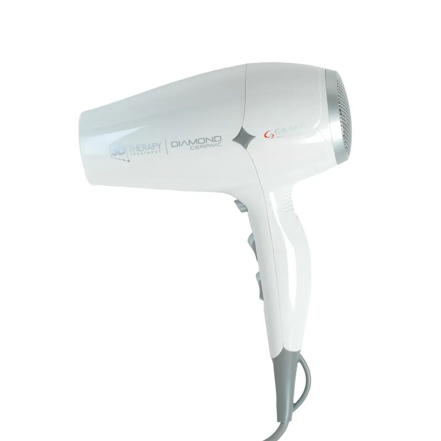 Secador Gama Diamond Ion 3d Therapy Ceramic Ion Nano Silver Blanco 2300w image number 0.0