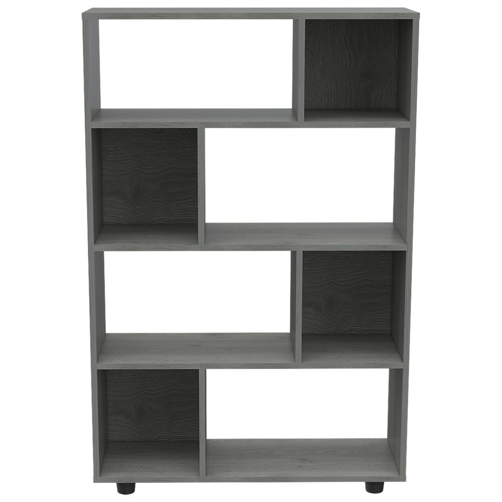 Biblioteca Modular 8 Repisas Fm-011g Gris image number 3.0
