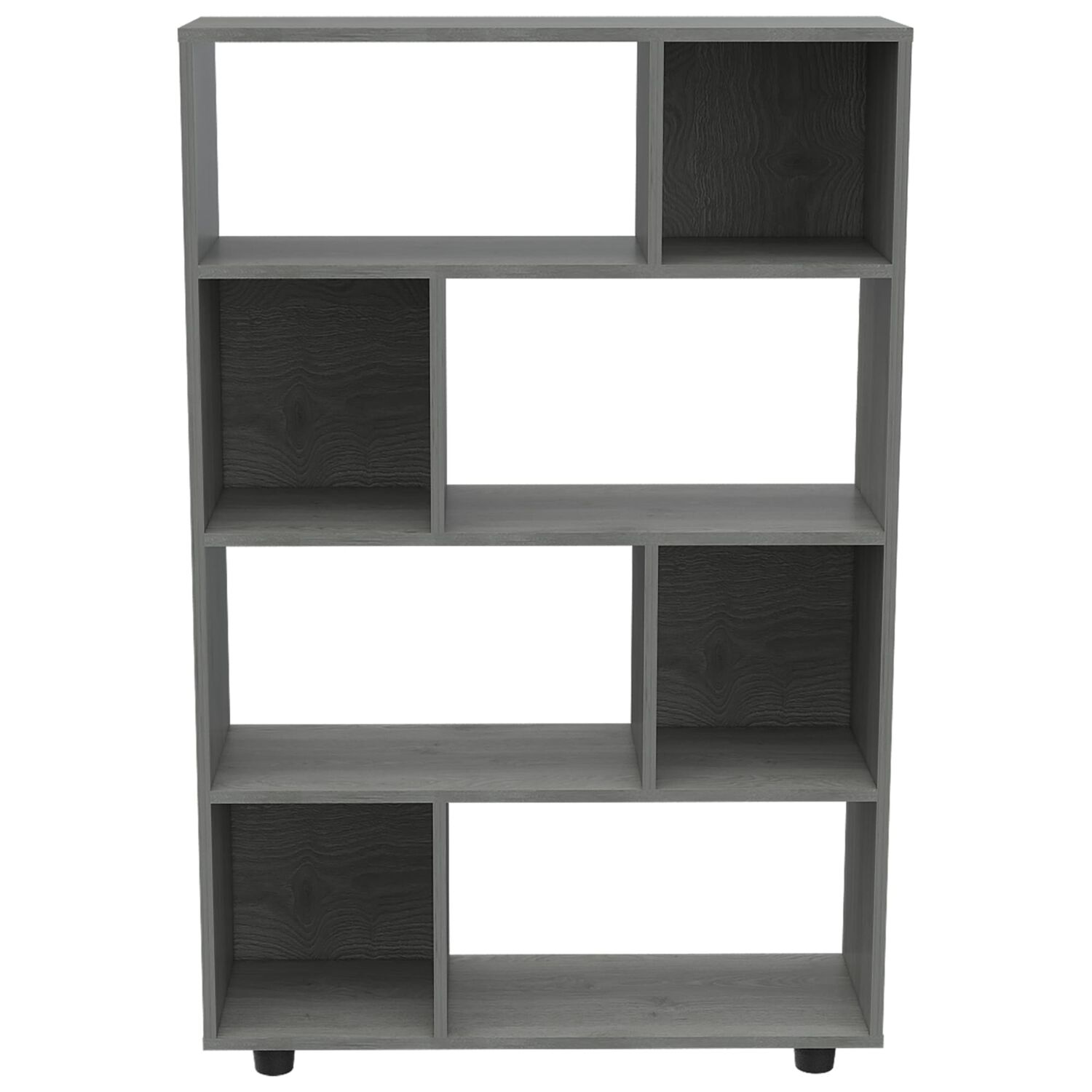 Biblioteca Modular 8 Repisas Fm-011g Gris image number 3.0