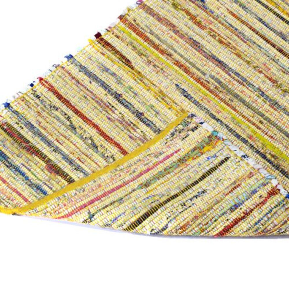 Alfombra Chindi Mediana Amarillo image number 1.0