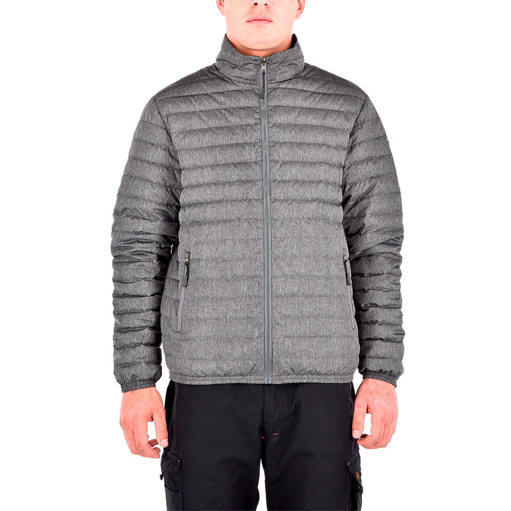 Parka Pluma Hw Goose Reversible Negro/gris Melange image number 0.0