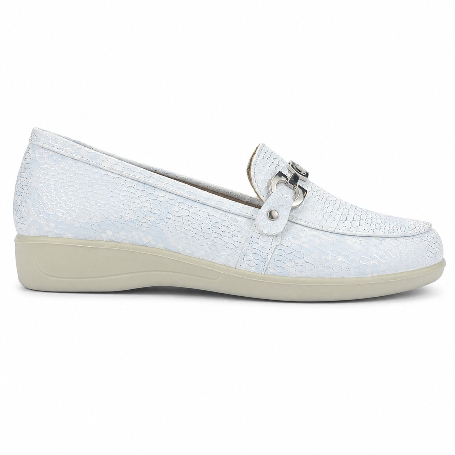 Mocasin Blanco Mujer Casual Chalada Denzen image number 0.0