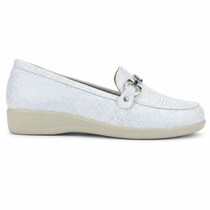 Mocasin Blanco Mujer Casual Chalada Denzen