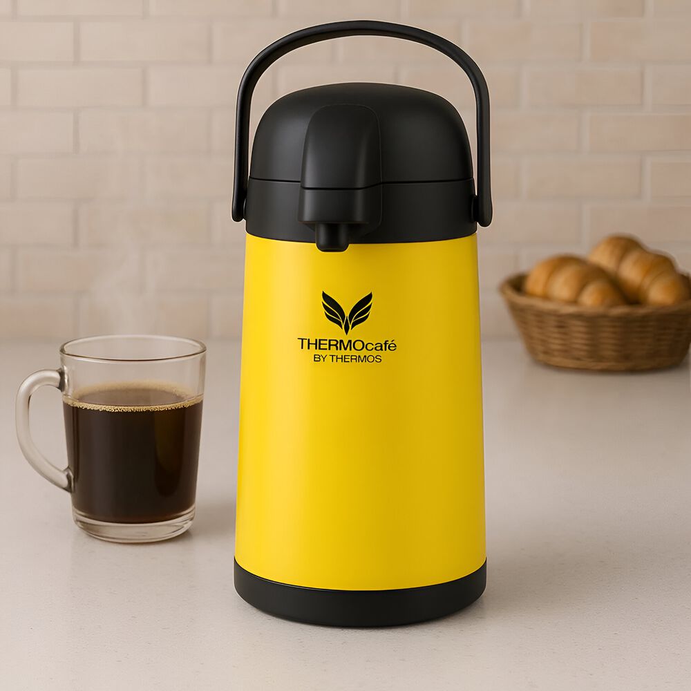 Termo Sifón Acero Inoxidable 1.9lt Amarillo Thermos Cln-19su image number 7.0