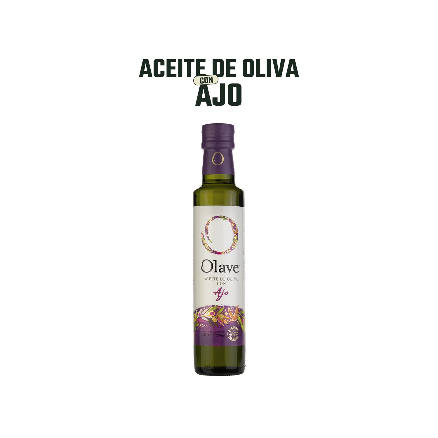 Aceite Oliva Extra Saborizado Olave Ajo 1 X 250 Ml image number 2.0