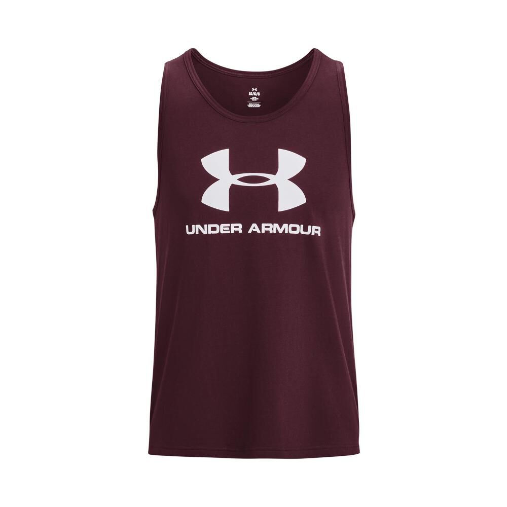 Polera Sin Mangas Sportstyle Logo Hombre Under Armour image number 0.0