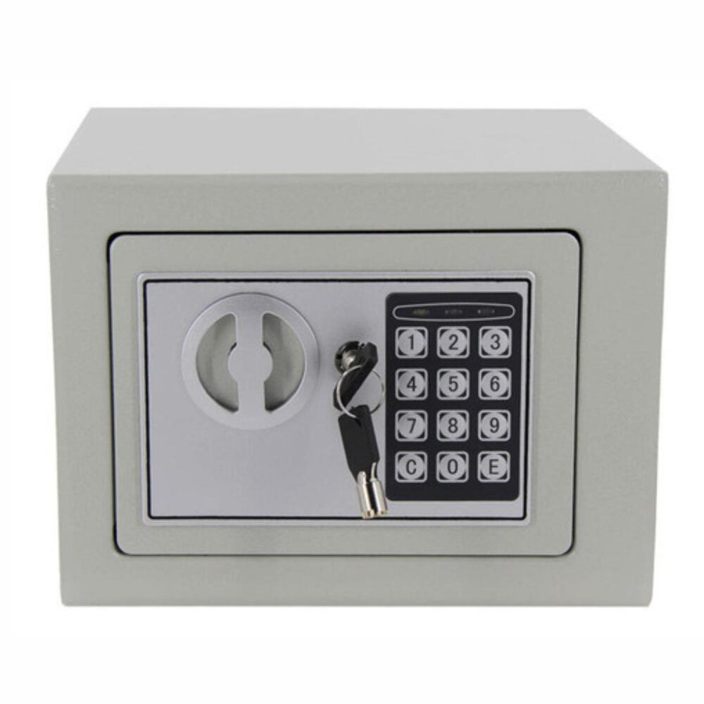 Caja Fuerte De Acero Con Teclado Digital Blanca image number 2.0