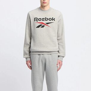 Poler&oacute;n Hombre Reebok Identity Big Logo Fleece Crew