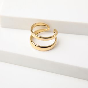 Anillo 19v69 Dorado Mujer Str199