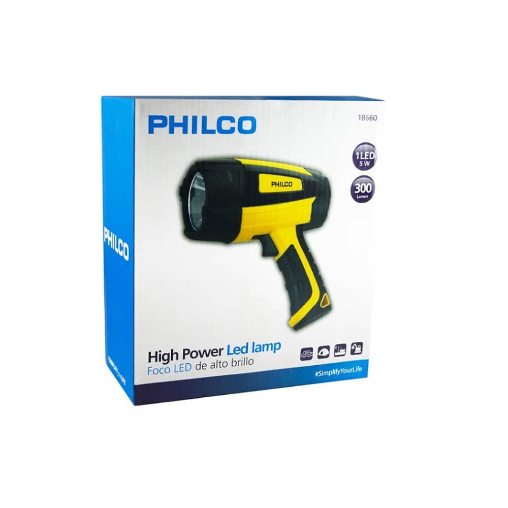 Foco Linterna Recargable Philco 1 Led High Power 18660 image number 3.0