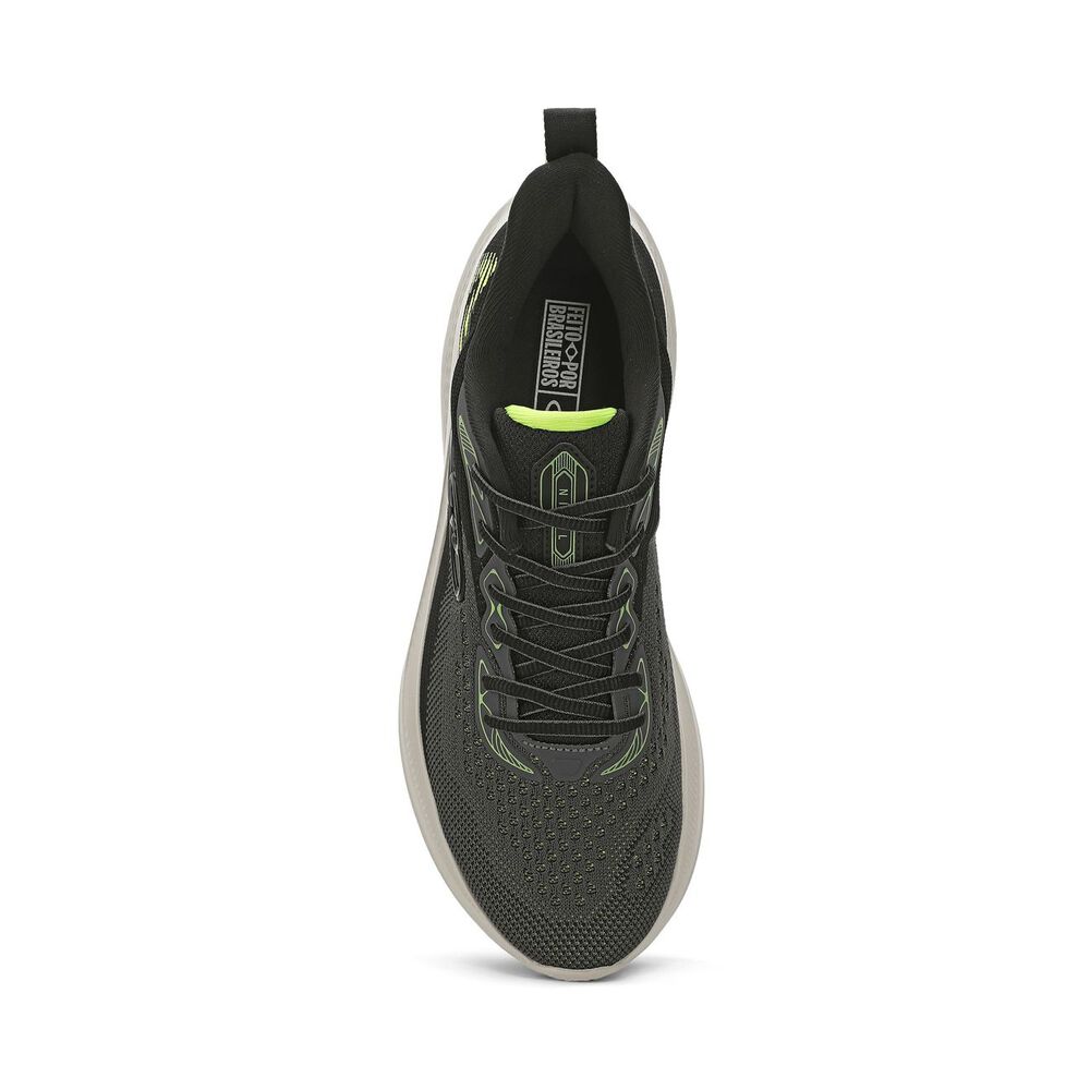 Zapatilla Hombre Nivel Gris/verde image number 3.0