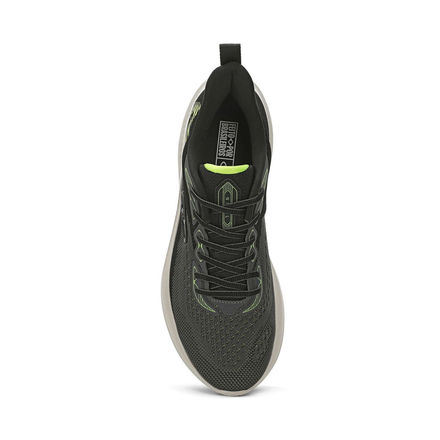 Zapatilla Hombre Nivel Gris/verde image number 3.0