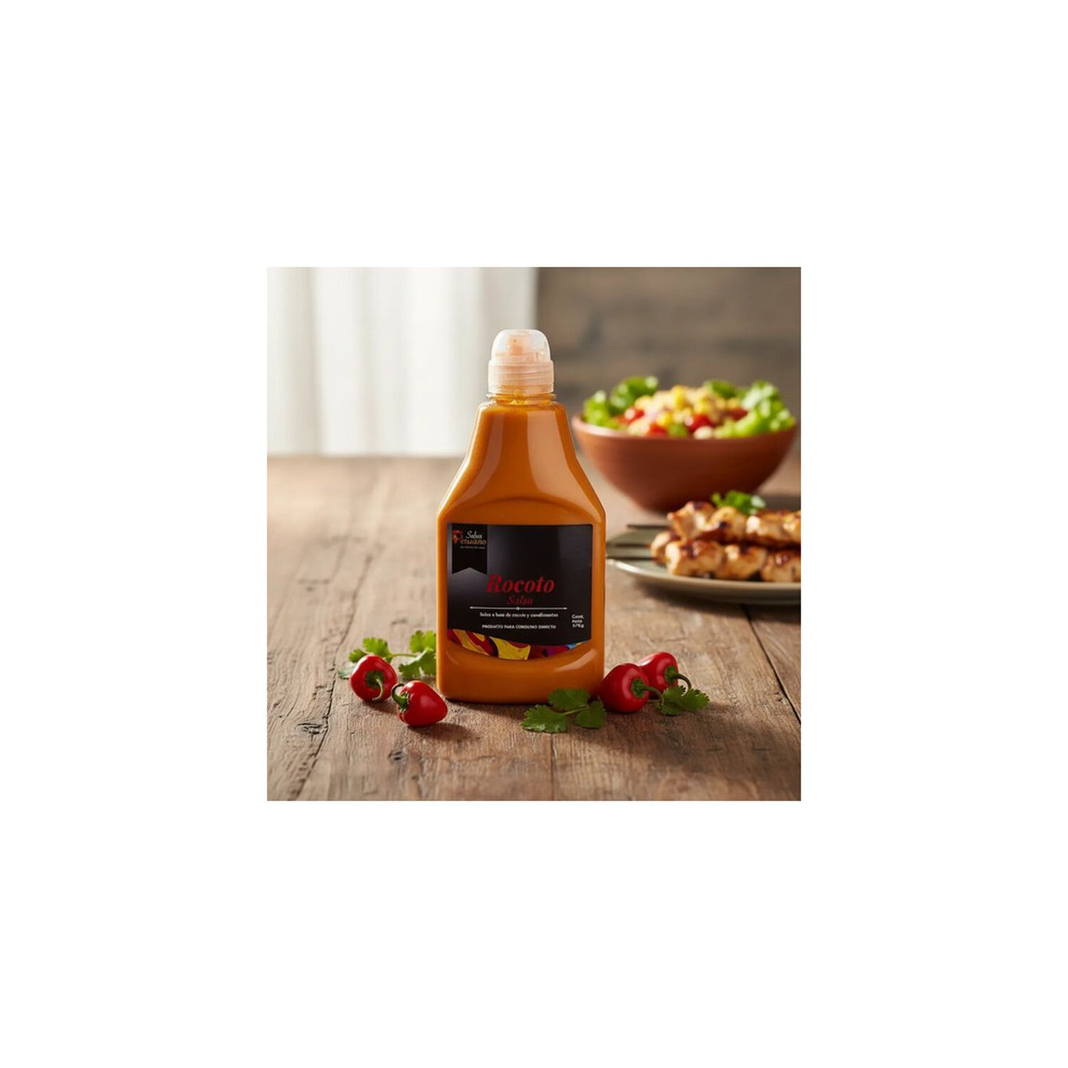 Salsa De Rocoto Sabor Peruano 370 Gr Botella Pl&aacute;stica image number 0.0