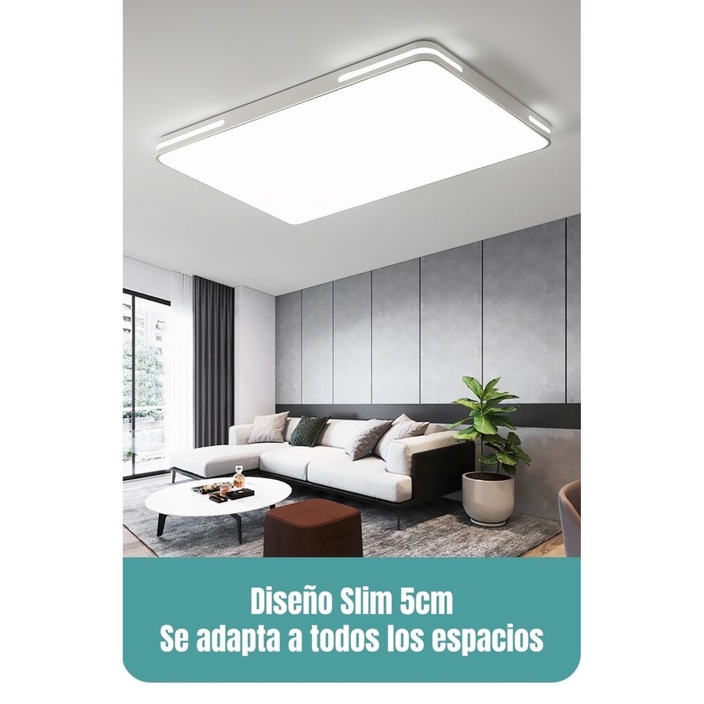L&aacute;mpara De Techo Led 90x60cm 96w By Lubabycas image number 0.0