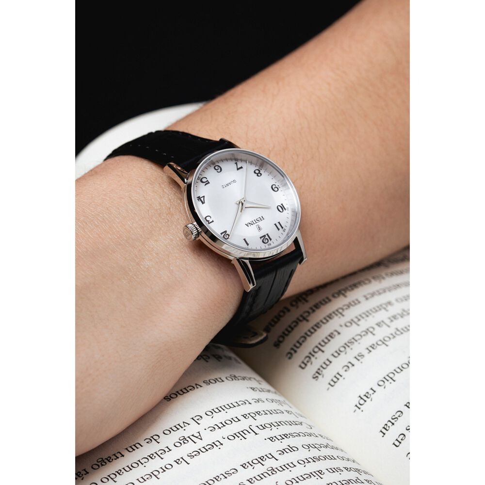 Reloj F20691/1 Festina Blanco Mujer Correa Cl&aacute;sico image number 1.0