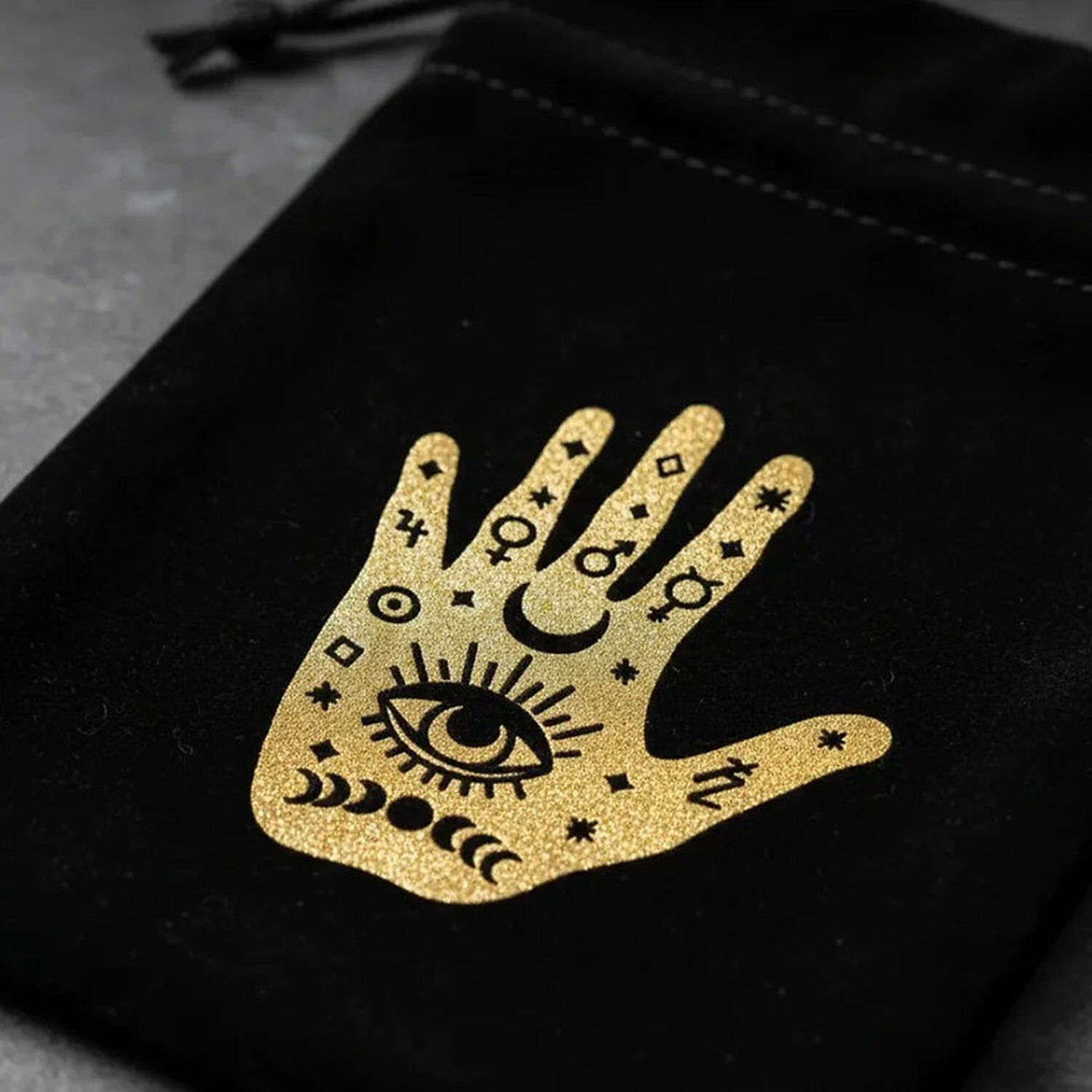 Bolsa De Terciopelo Para Tarot- Mano Mistica image number 3.0