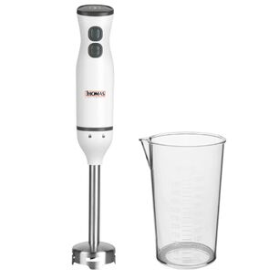 Minipimer El&eacute;ctrico Acero Thomas Th-8706 Con Vaso Medidor