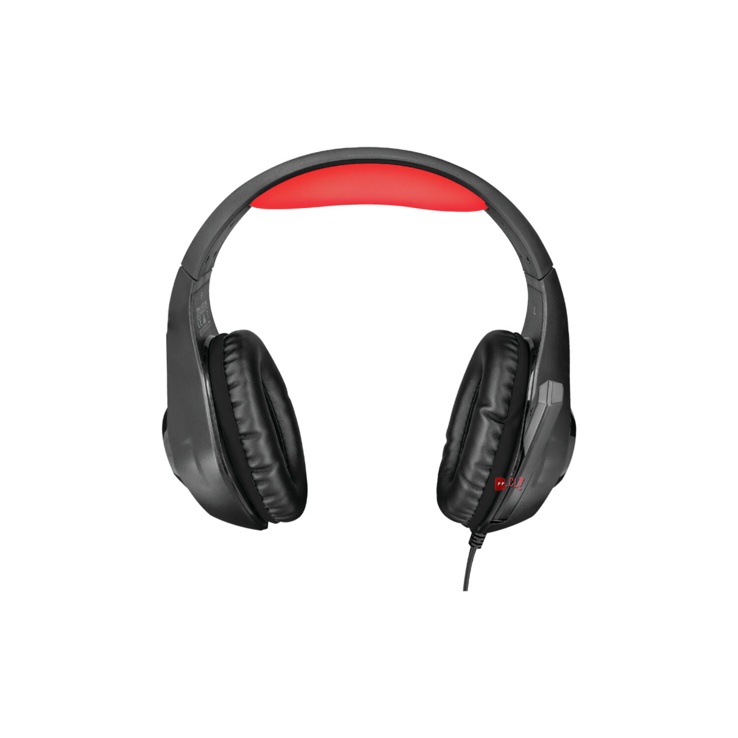 Aud&iacute;fonos Gamer Gxt 313 Nero Led Rojo - Ps image number 3.0