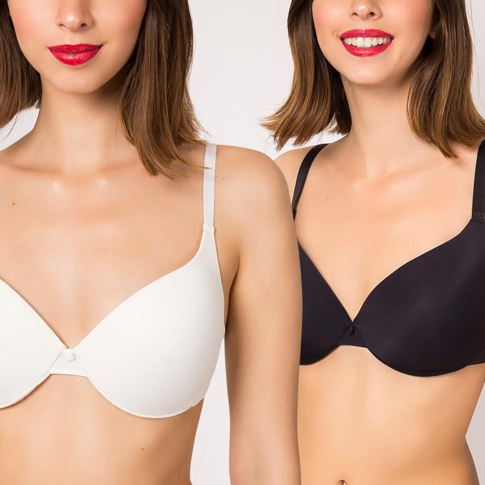 Pack Sostén Push Up Mujer Chic France / Copa A / 2 Unidades image number 0.0