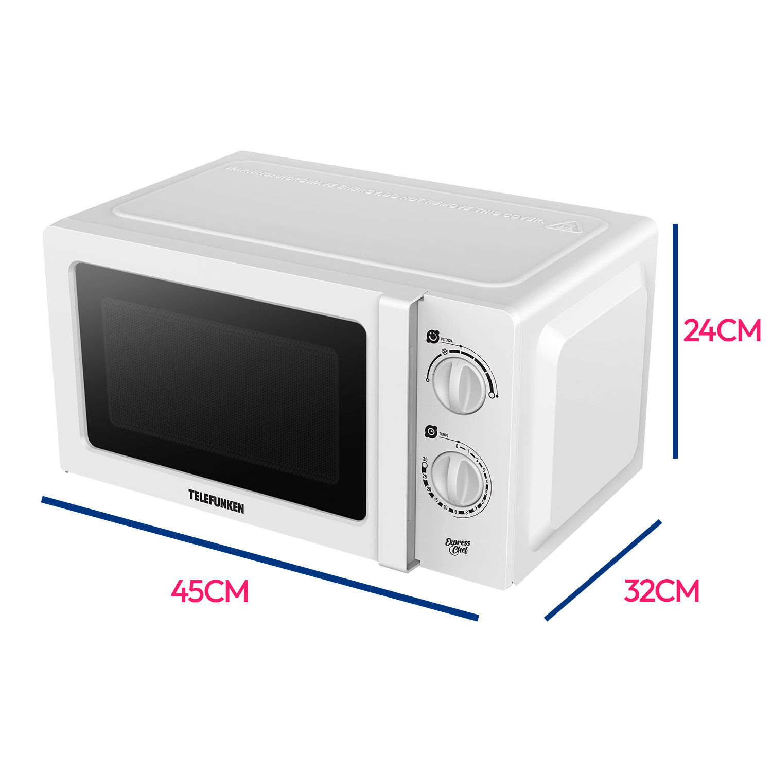 Horno Microondas Telefunken Tfk-20 A image number 2.0