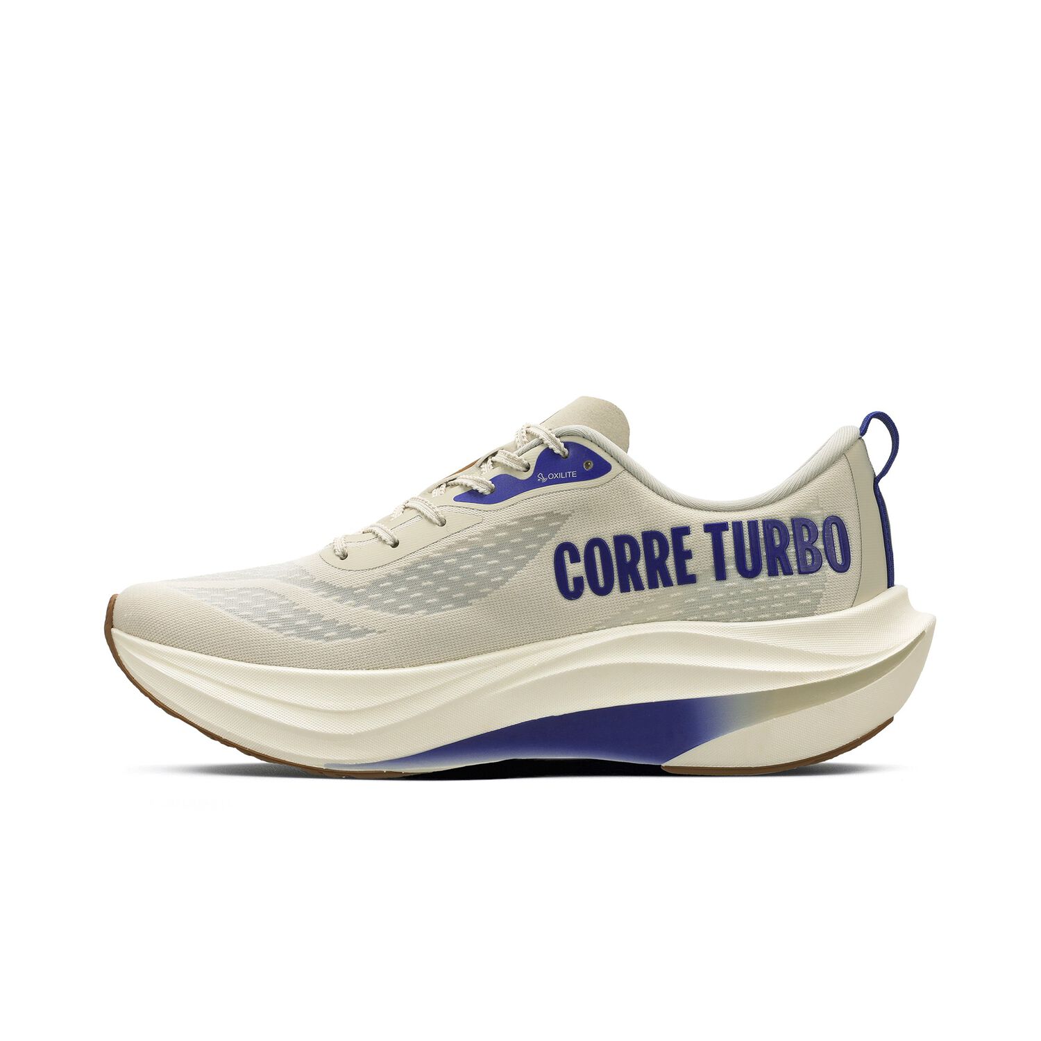 Zapatilla Running Hombre Corre Turbo Azul/blanco image number 2.0