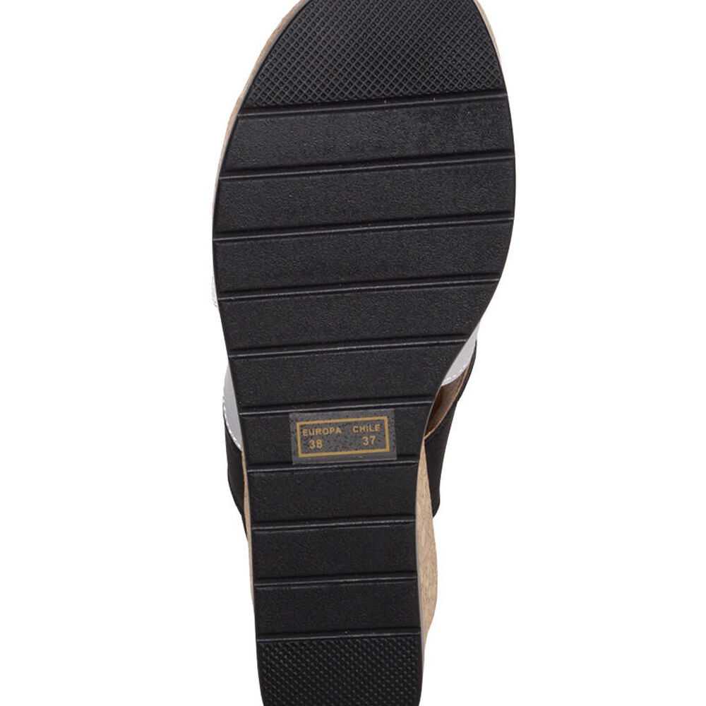 Sandalia Cuero Dava Negro image number 5.0