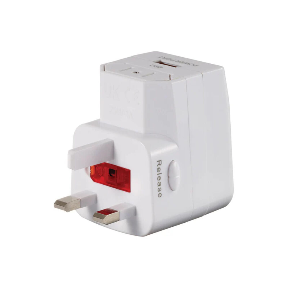 Adaptador De Corriente Universal + 1 Puerto Usb image number 2.0