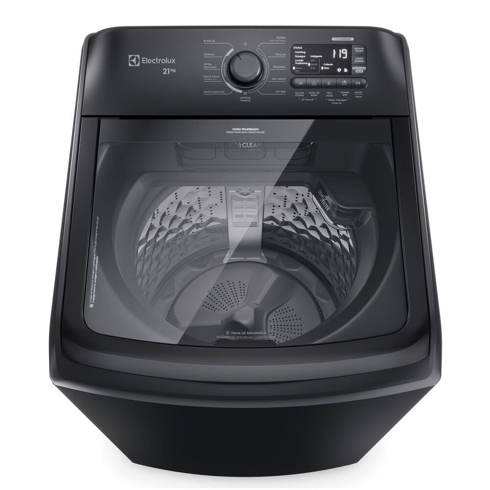Lavadora Autom&aacute;tica 21kg Carga Superior Expert Leb21 Negra image number 3.0