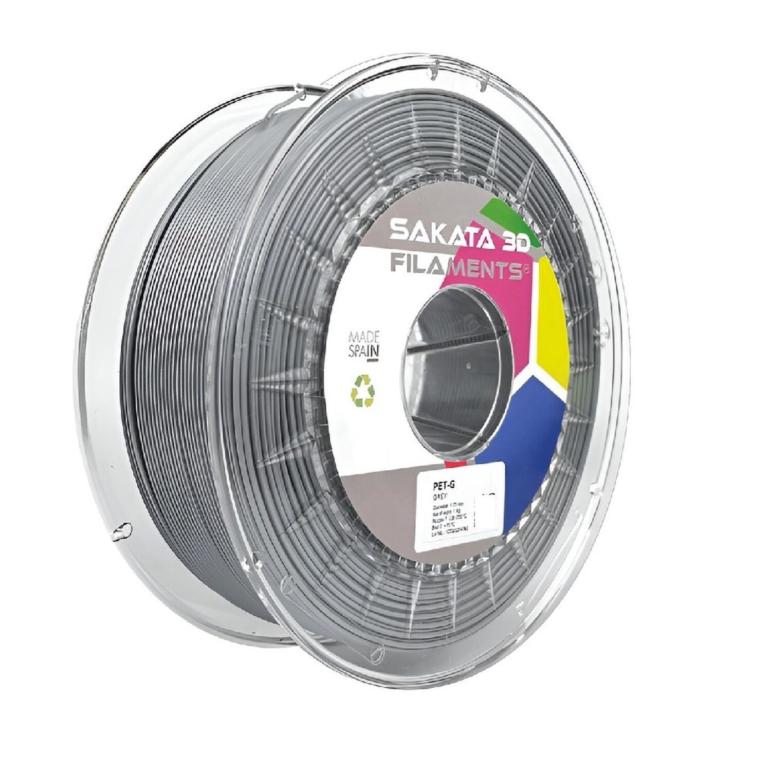 Filamento Sakata Petg Gris 1.75mm 1kg image number 0.0