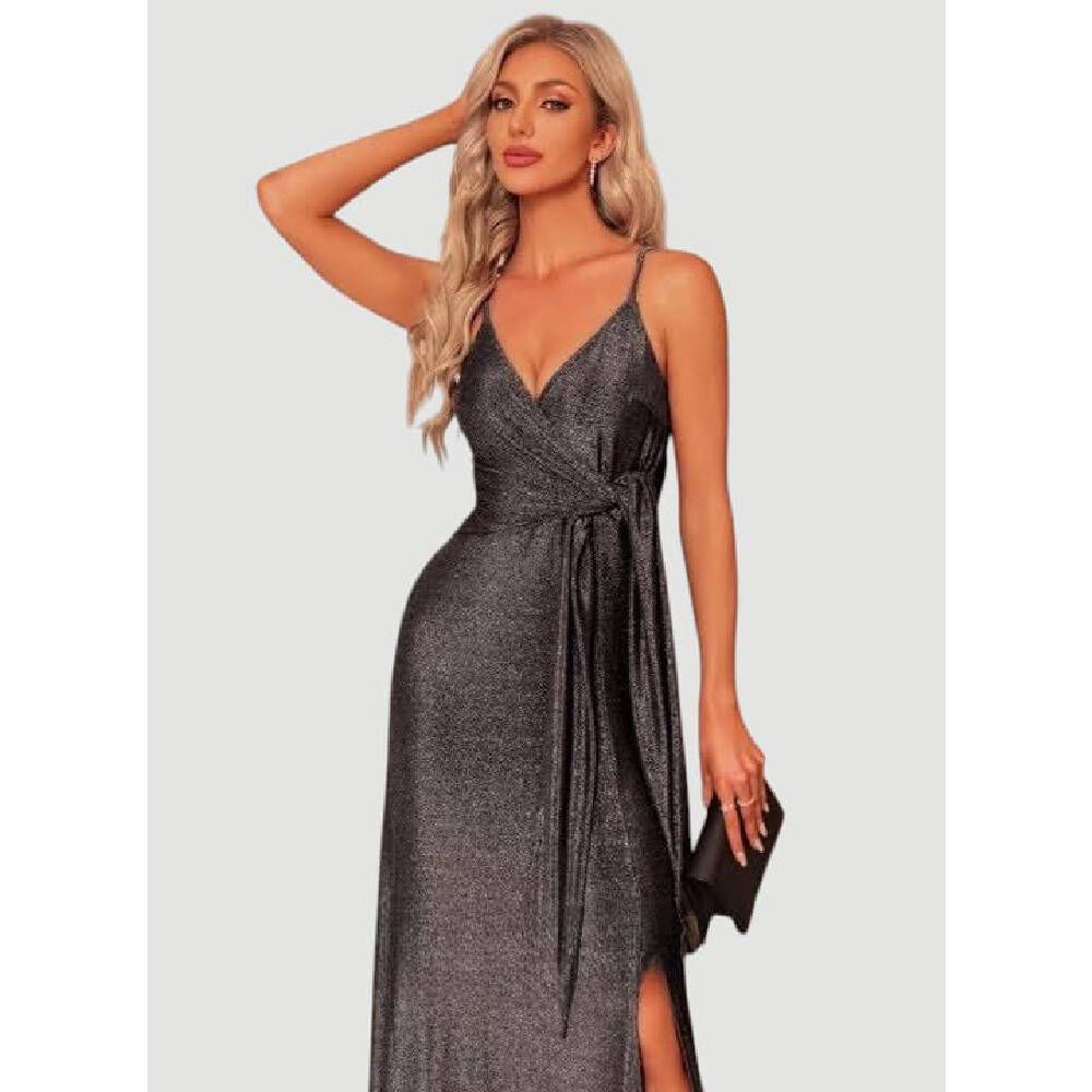Vestido Maxi Brillo - Ariana image number 5.0
