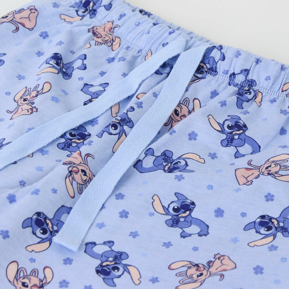 Pijama Manga Larga Ni&ntilde;a Stitch & Angel Rosado Disney image number 3.0