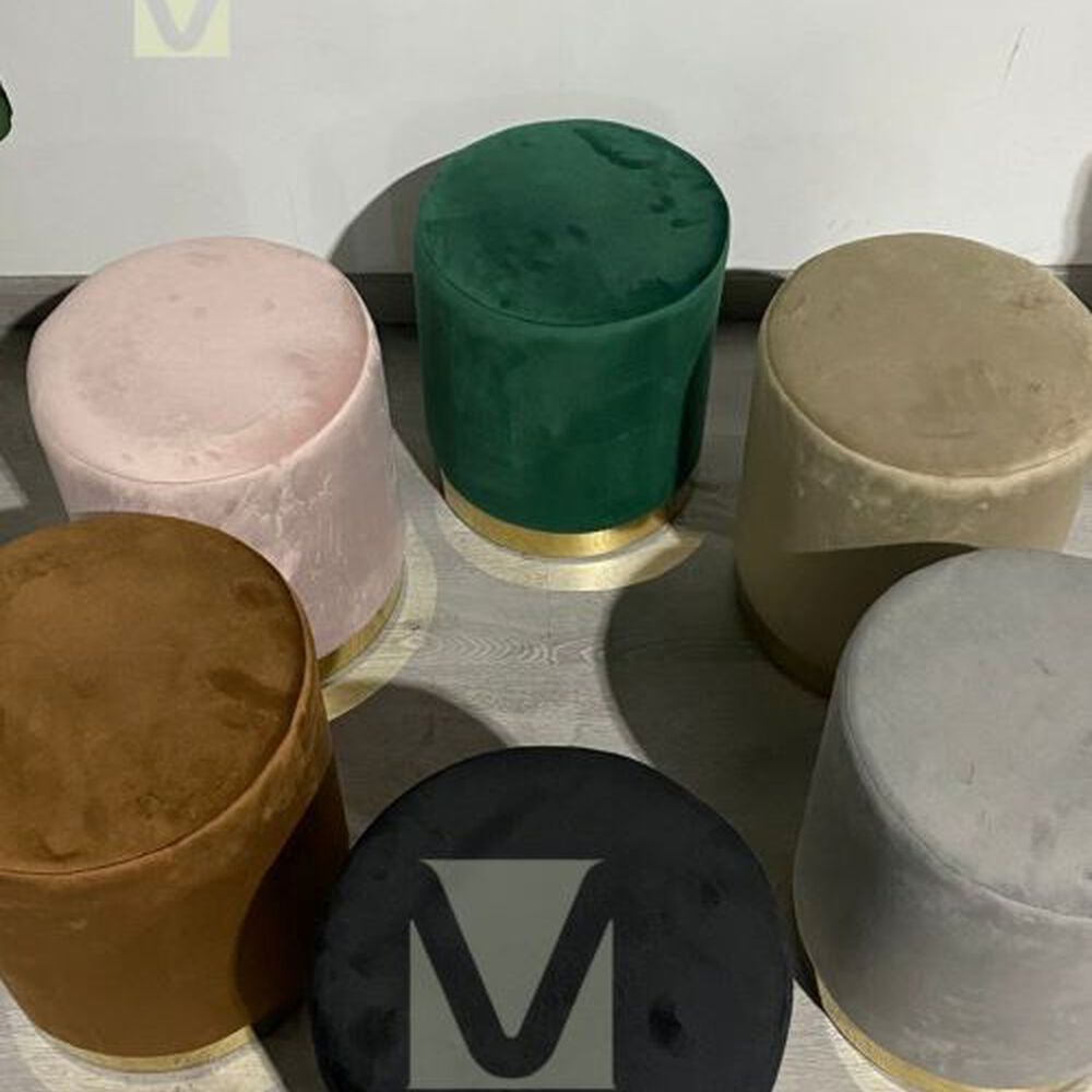 Puff Redondo Terciopelo Fancy image number 6.0