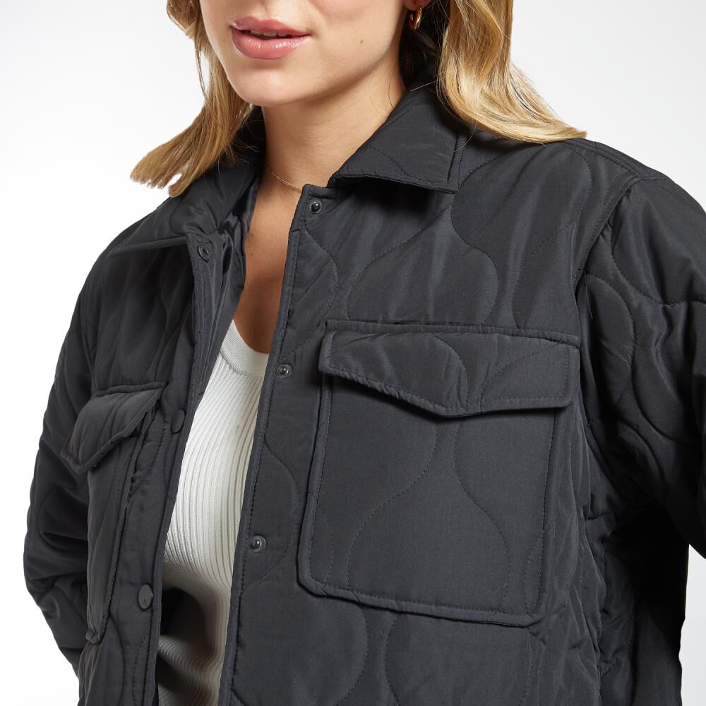 Chaqueta Oversize Diseño Quilt Mujer Kimera image number 4.0