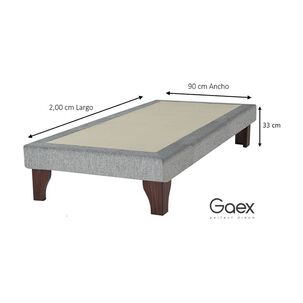 Base 1 Plaza 2,00 Con Respaldo Berna Bajo