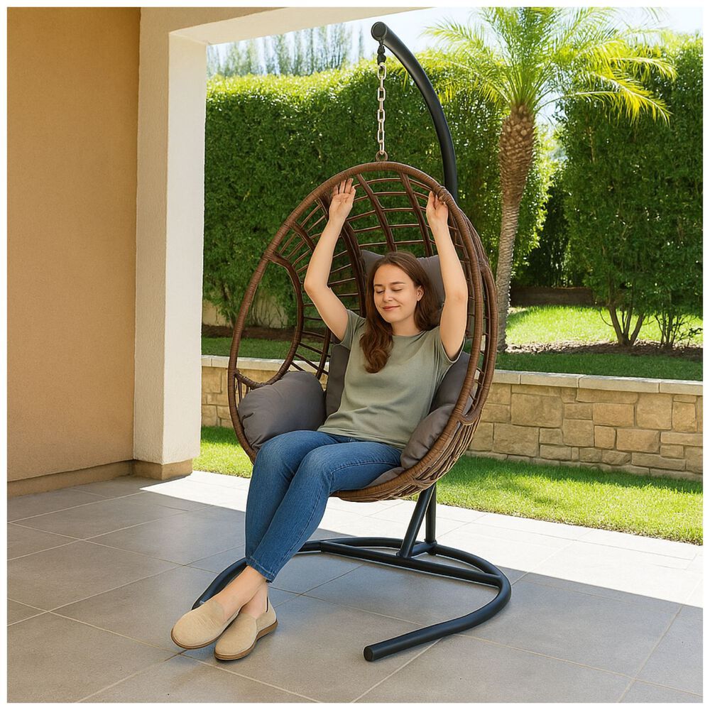 Silla Colgante De Terraza Almond image number 5.0