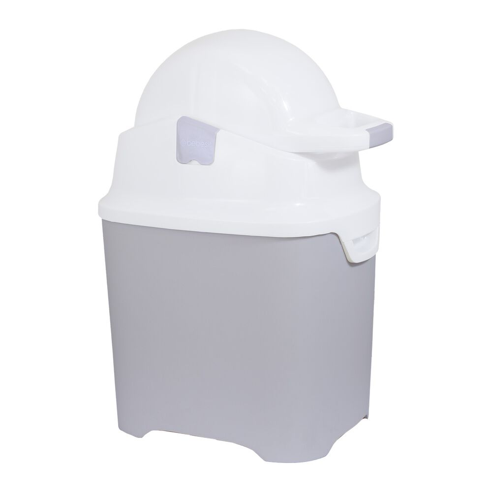 Contenedor De Pa&ntilde;ales Plateado Bebesit image number 0.0