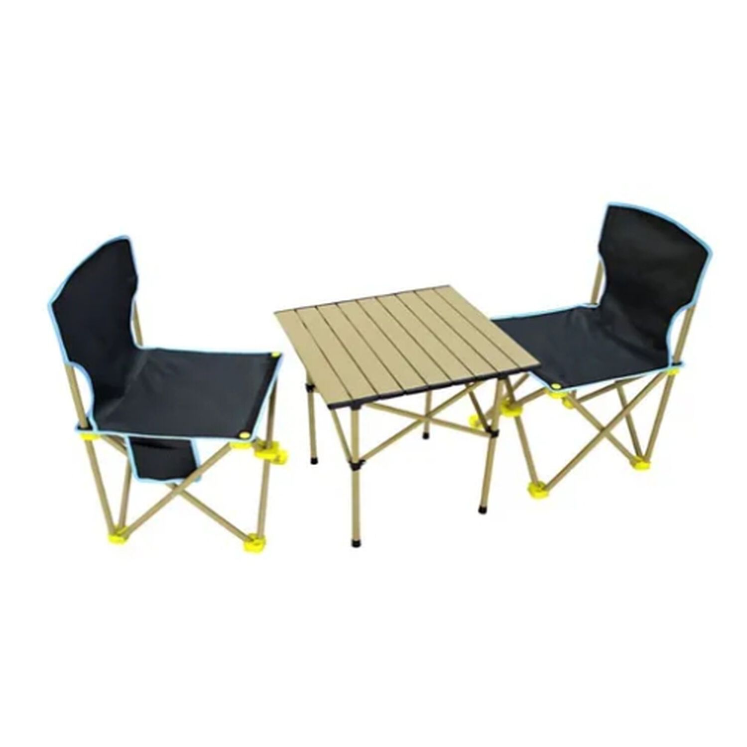 Pack Mesa Y 2 Sillas Plegables Exterior Camping Portatil image number 0.0