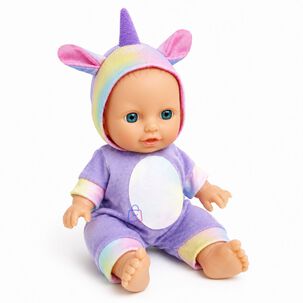 Mu&ntilde;eca Beb&eacute; Perfumada Tama&ntilde;o 23cm Pijama De Unicornio - Ps