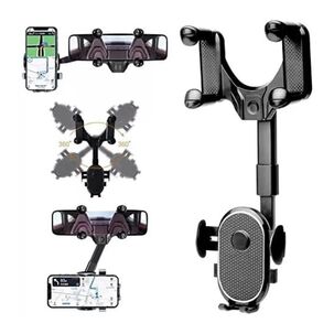 Soporte Holder Celular Retrovisor Espejo Universal 360 Grado