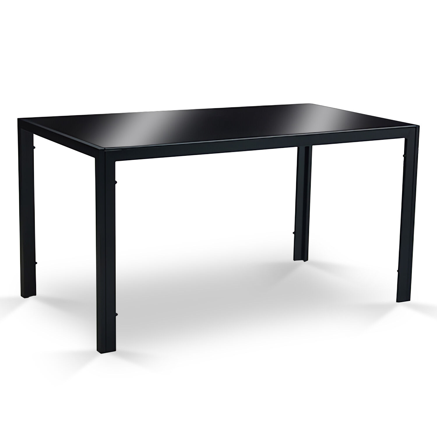 Mesa De Comedor Vidrio Negro 150x80x75cm image number 0.0