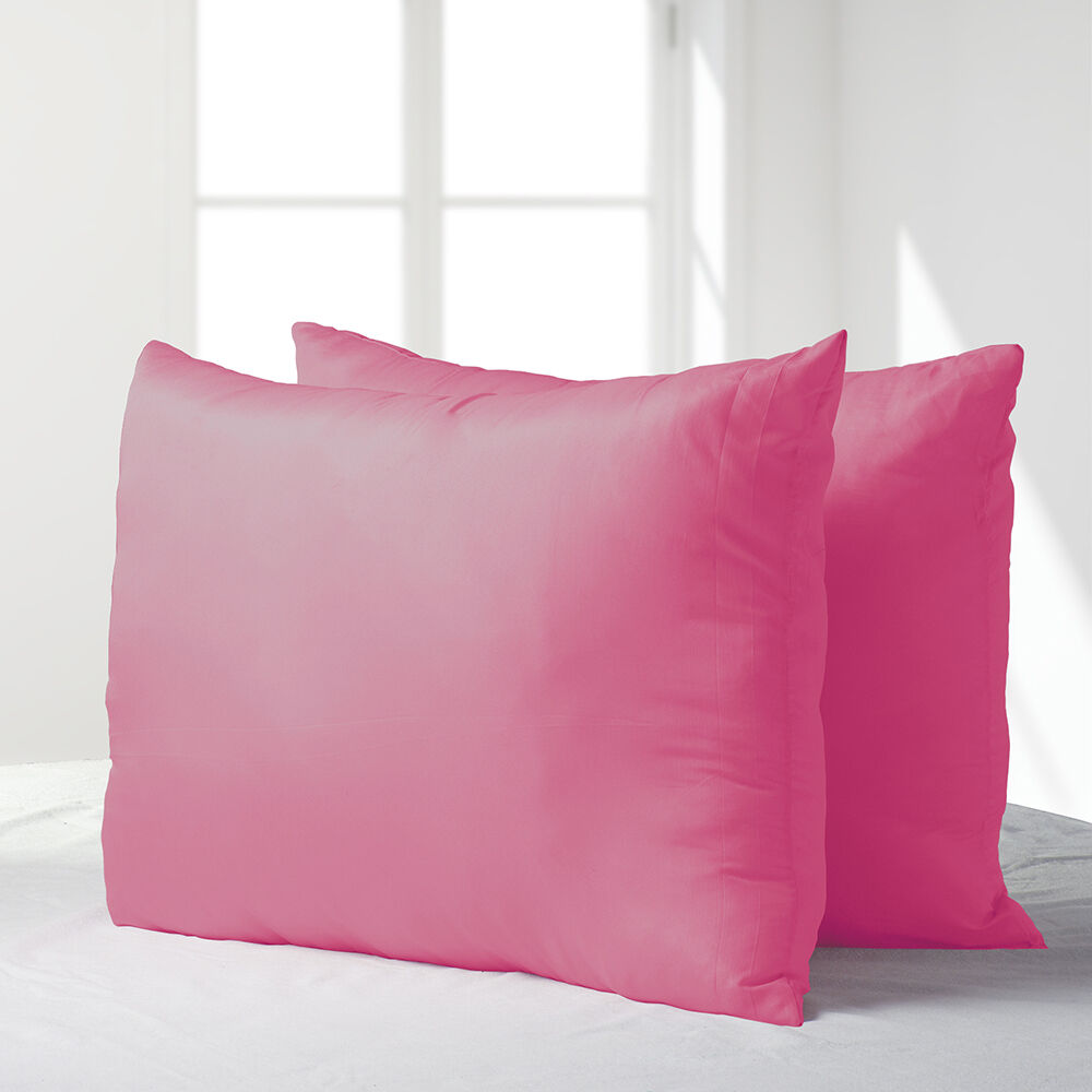 Set 2 Almohadas Eco Fucsia 50x70 image number 1.0