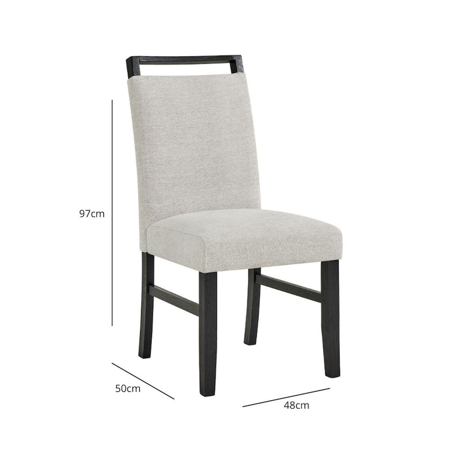 Sillas De Comedor Elegante Belice Blanco Pack 2 Unidades image number 2.0