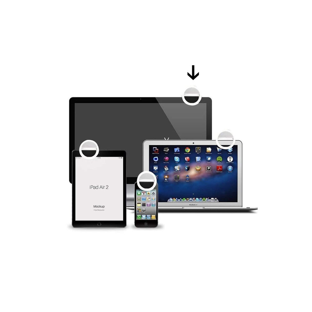 Aro Anillo De Luz Recargable Para Smartphone De Alto Brillo image number 3.0