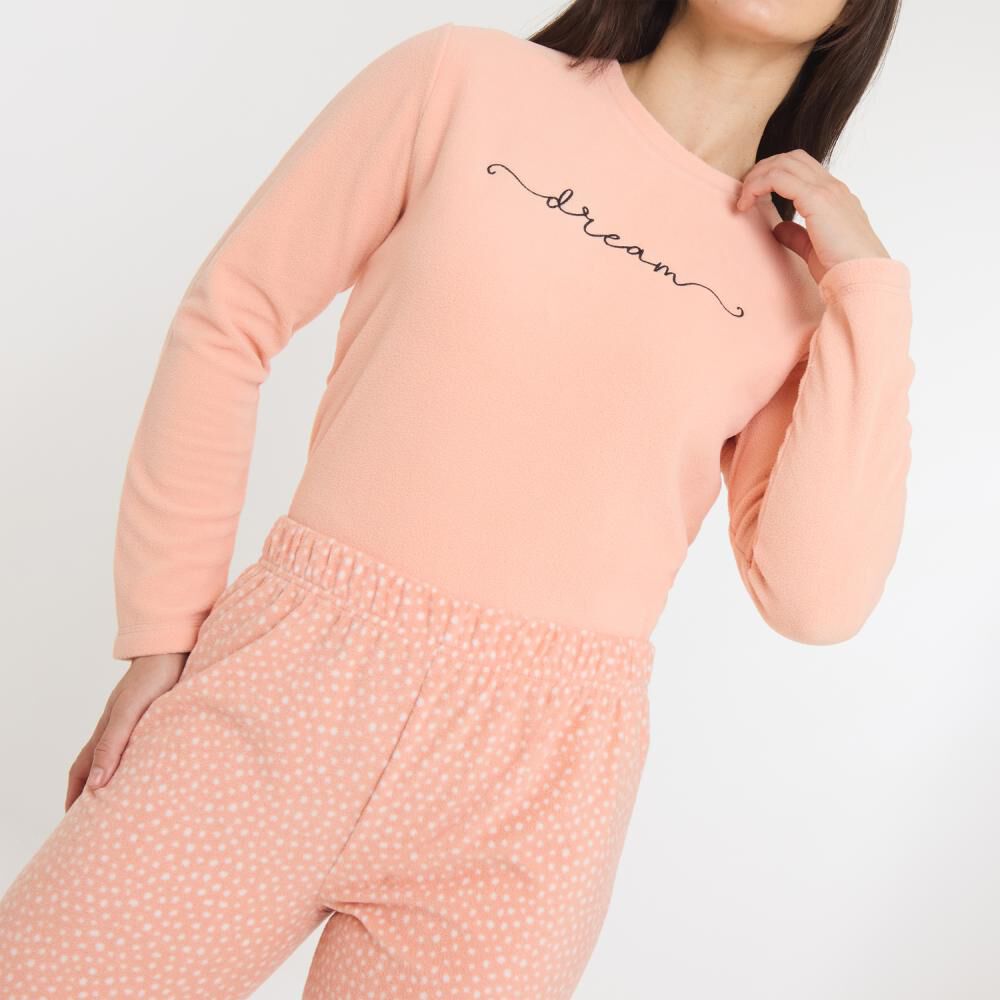 Pijama Polar Manga Larga Mujer Geeps Secret image number 4.0